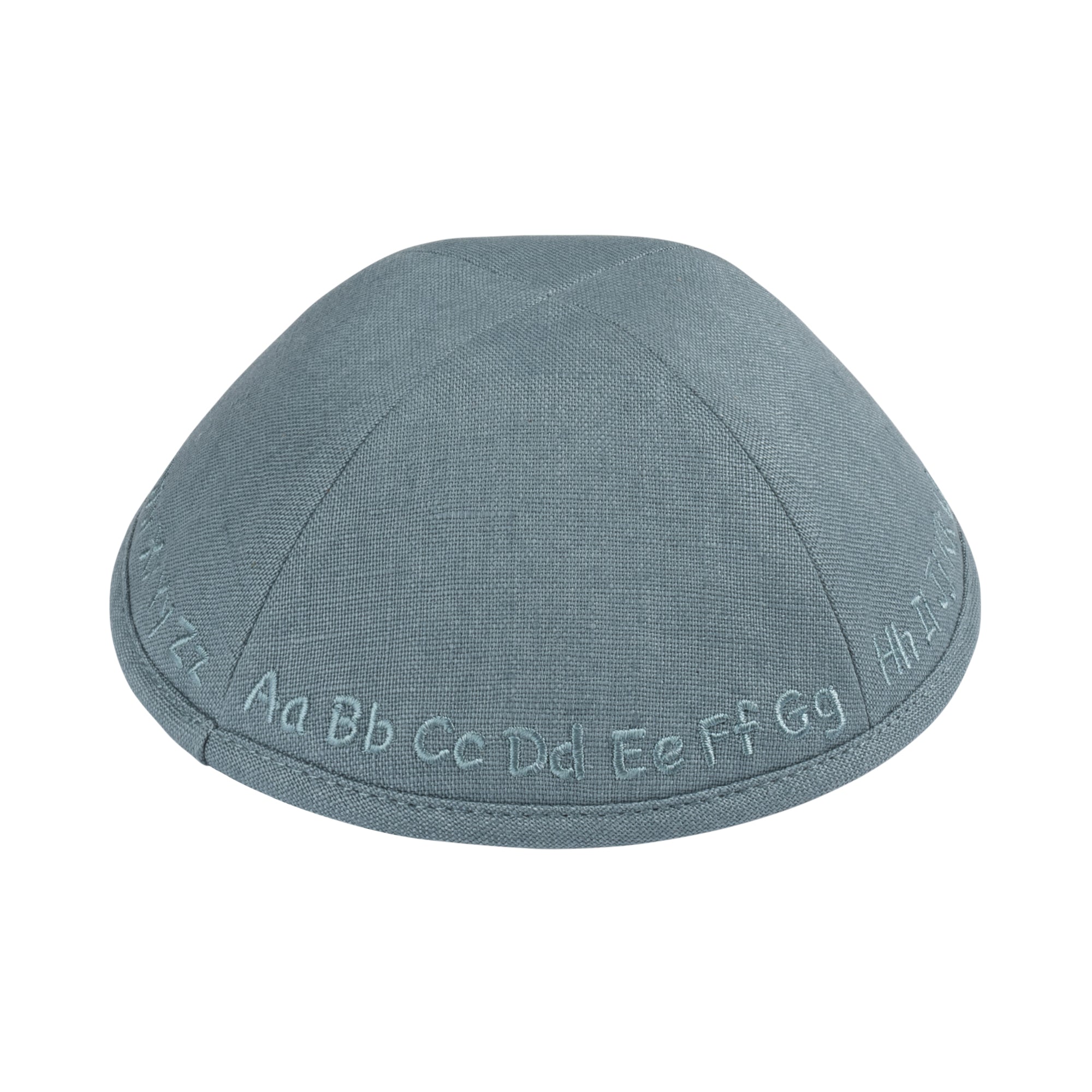 Yarmulka Kippah - side view showing six-panel design