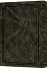 Signature Leather Collection Enlarged Interlinear Tehillim Green — Tehillim signature leather | Judaica Square Lakewood
