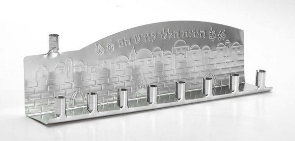 Tin Menorah Silver (M-TIN)