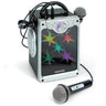 Croove Pop Box Kids Karaoke Machine, Black - 2 Mics & Disco Lights — product view | Judaica Square Lakewood