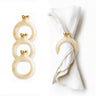 Waterdale Pomegranate Napkin Rings — Resin Set of 4 | Judaica Square Lakewood
