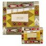 Raw Silk Matzah Cover- Fish Gold (EM-MAS7)
