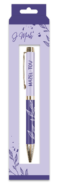 J Marks Mazel Tov Pen — Gift Pen by J Marks | Judaica Square Lakewood