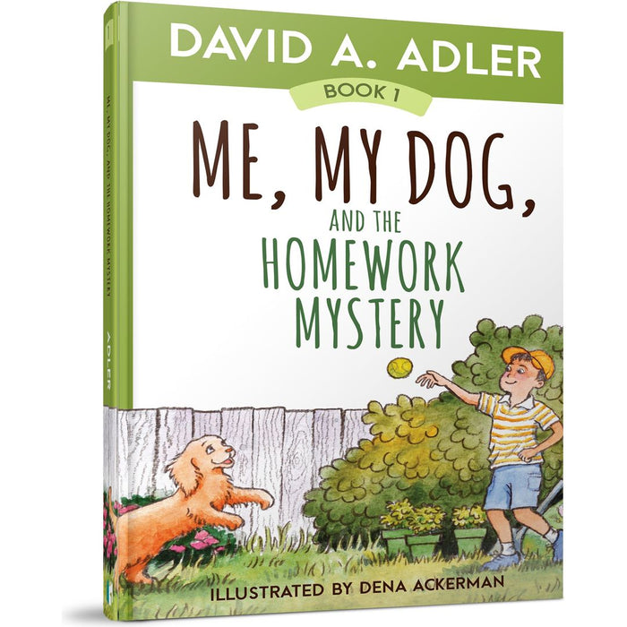 Me, My Dog, and the Homework Mystery — David A. Adler hardcover | Judaica Square Lakewood