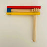 Animal Face Wood Gragger-Assorted Colors-6.5"x5" (GR-601966) — Children's Books from Alef To Tav