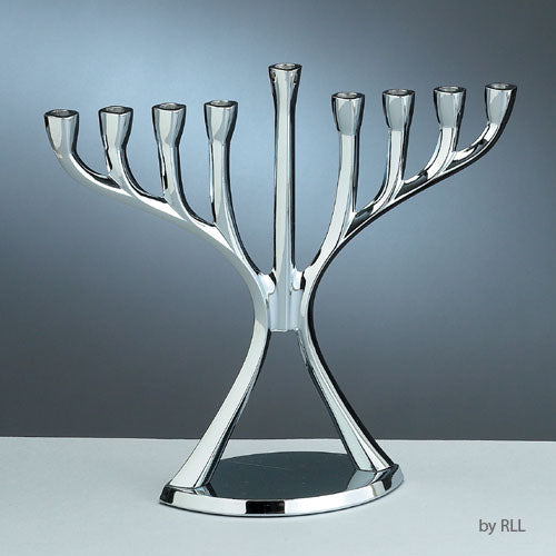 Rite Lite Aluminum Modern Menorah, 9 x 9 Inch