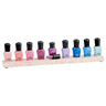 Rite Lite Hand Painted Ceramic Nail Polish Menorah, 12 x 3 Inch