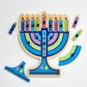 Rite Lite Menorah Shaped Wood Puzzle, 11.5 x 9 Inch