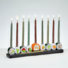 Rite Lite Hand Painted Resin Sushi Menorah, 12 x 2.5 Inch