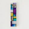 Rite Lite Stained Glass Art Glass Mezuzah