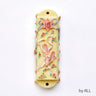 Rite Lite Floral Ballet Shoes Mezuzah, Resin