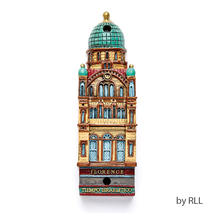 Rite Lite Mezuzah, Florence Synagogue, Resin