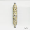 Rite Lite Ivory Swirls Enameled Mezuzah with Rhinestones-5