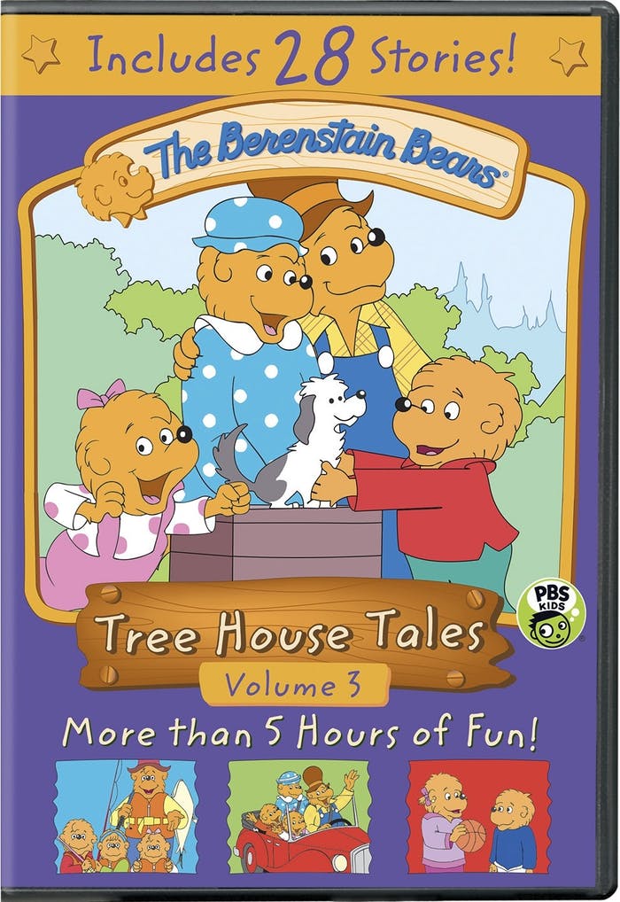 The Berenstain Bears - Tree House Tales - Volume 3 (DVD) — Jewish music DVD | Judaica Square Lakewood