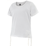 Melechet Machshevet white boys' round-neck short-sleeve mesh tzitzis T-shirt
