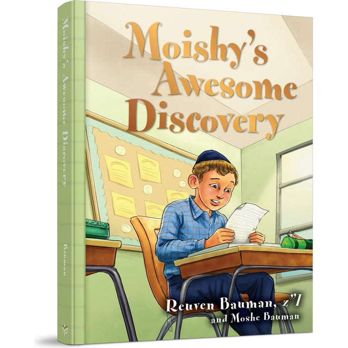 Moishy's Awesome Discovery — Moshe Bauman hardcover | Judaica Square Lakewood