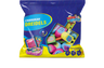 Chanukah Dreidels pouch of ten medium assorted solid colors wood dreidels