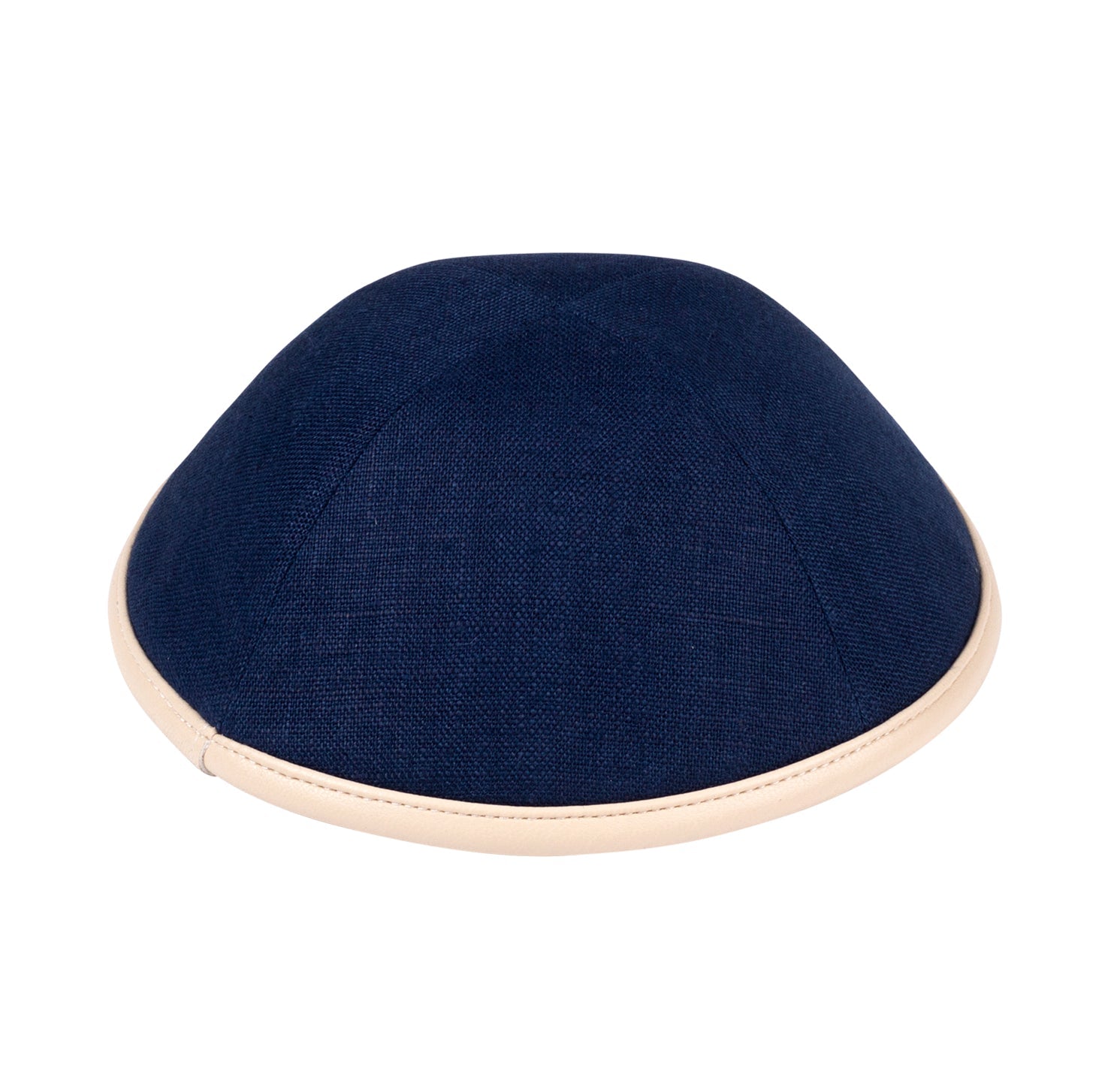 Navy Linen Kippah by iKippah - additional view 6
