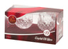 Ner Mitzvah Crystal Oil Glass #13 2 pack box with two faceted crystal cups