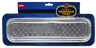 Long narrow disposable foil menorah tray in Ner Mitzvah packaging