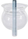 Round clear plastic #4.5 menorah oil cup