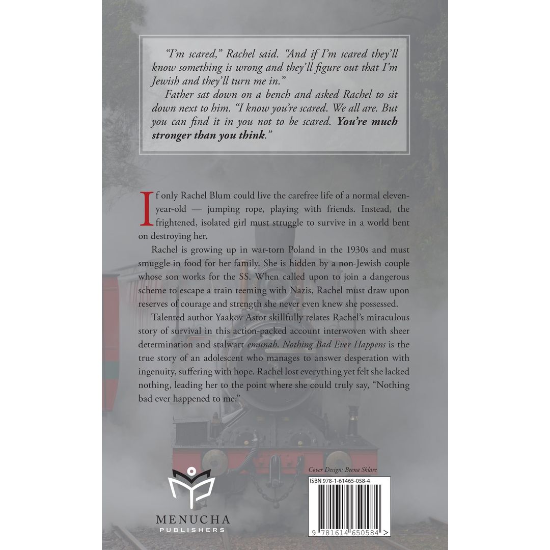 Nothing Bad Ever Happens: NOT AVAILABLE — Menucha Publishers | Judaica Square Lakewood