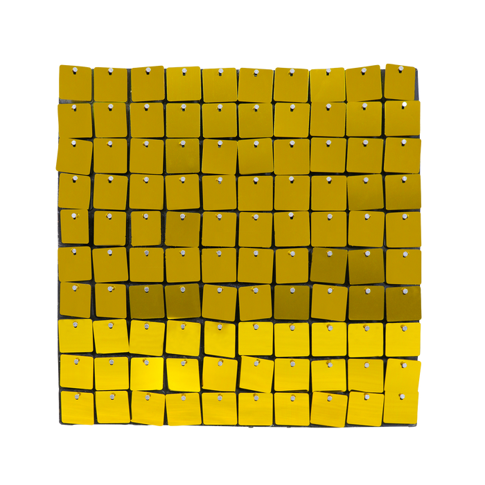Gold sequin mosaic board for sukkah decoration