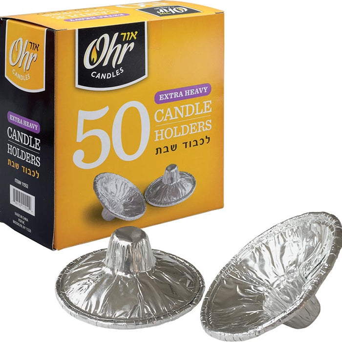 Ohr disposable candle holders for catching wax drips