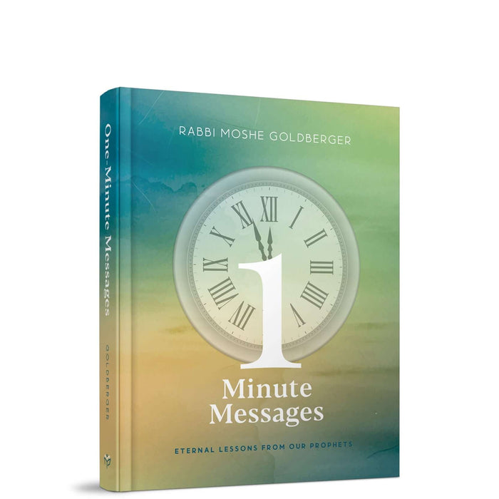 One-Minute Messages — Rabbi Moshe Goldberger hardcover | Judaica Square Lakewood