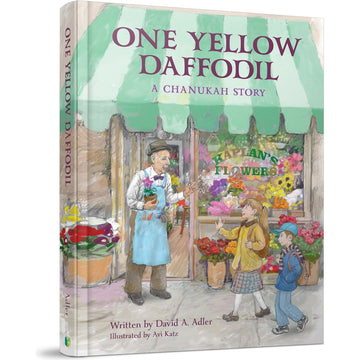 One Yellow Daffodil front cover — David A. Adler, hardcover, published by Menucha Publishers