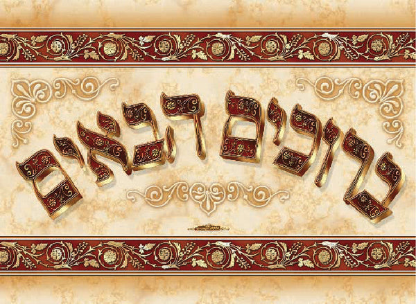 Laminated Poster 20" x 28" -- Beruchim Haba'im (P735)