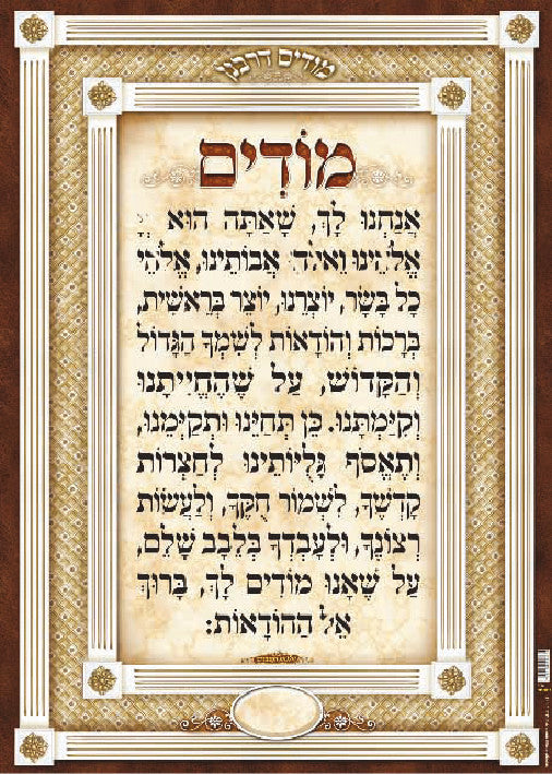 Poster 20" x 28" Non Laminated --Modim D'rabanan  (P743)