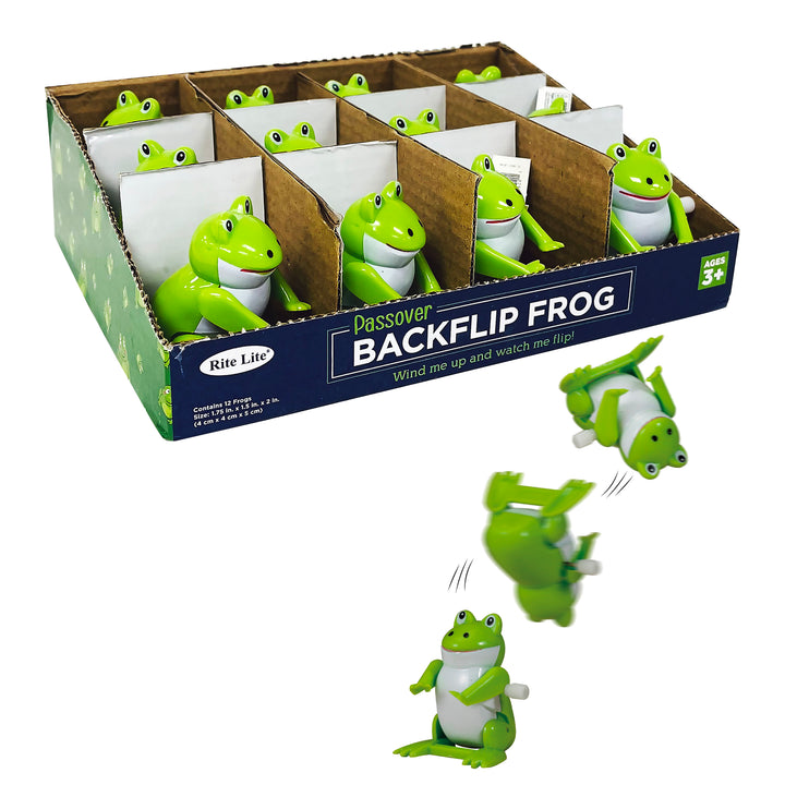 Rite Lite wind up backflip frog toy for Passover