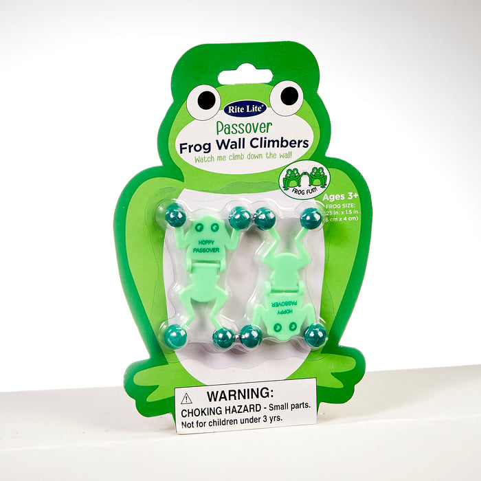 Rite Lite set of 2 Passover frog wall climber toys