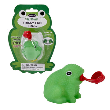 Rite Lite Frisky Fun Frog small PVC Passover frog toy