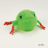 Rite Lite 5 inch rubber Squoosh Frog squishy Passover toy