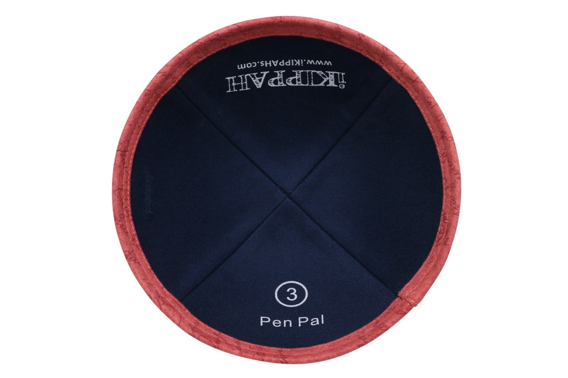 Close-up of Cotton Kippah lining and stitching