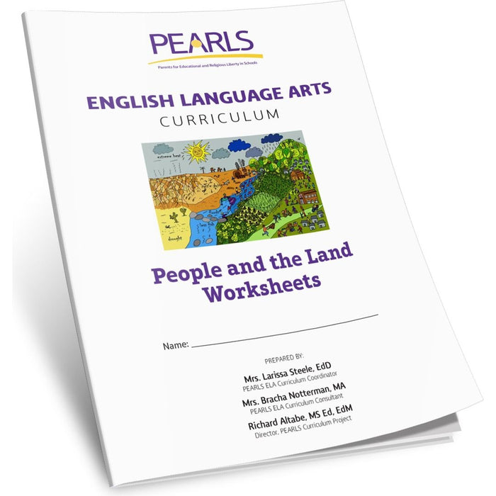 People and the Land - Pearls English Language Arts Curriculum — school workbook | Judaica Square Lakewood