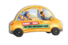 Pinny & Riki In The Mitzvah Car English book front cover