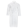 Plain White Cotton/Poly-Cotton Kittel — No Tucks or Lace