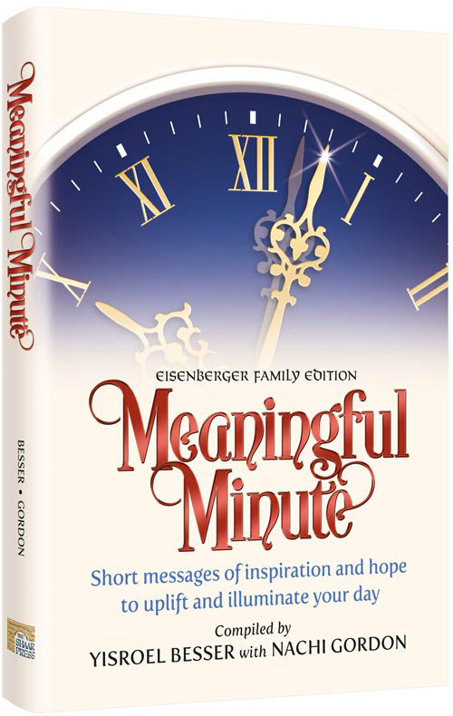 Meaningful Minute - Pocket Size — by Yisroel Besser | Judaica Square Lakewood