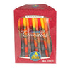Red Handmade box of 45 multicolor decorated Chanukah candles