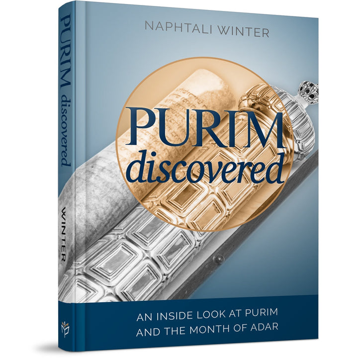 Purim Discovered front cover — Naphtali Winter, hardcover, published by Menucha Publishers