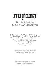 Reflections on Menuchas Hanefesh