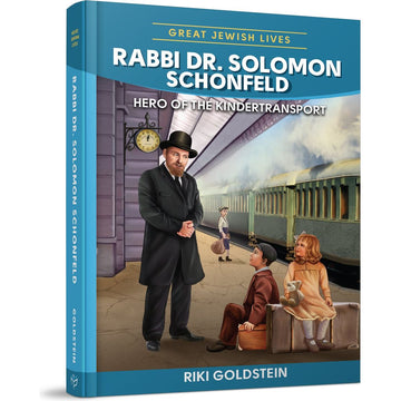 Rabbi Dr. Solomon Schonfeld front cover — Riki Goldstein, hardcover, published by Menucha Publishers