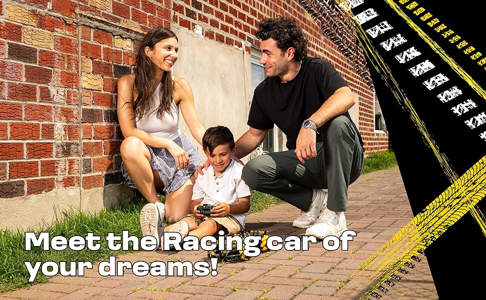 KidiRace Rechargeable RC Car - 360° Twisting 4WD Vapor Drifter — drifting, view 6 | Judaica Square Lakewood
