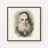 Rav Yosef Shlomo Kahaneman (Ponevezher Rav), color portrait with black frame; square format example