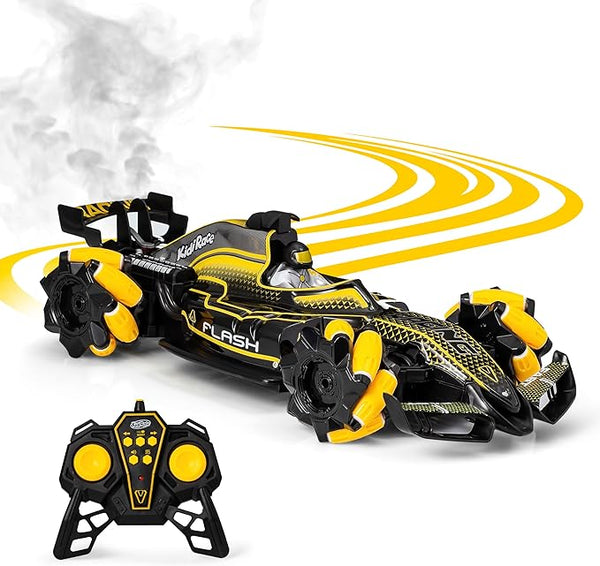 KidiRace Rechargeable RC Car - 360° Twisting 4WD Vapor Drifter — drifting | Judaica Square Lakewood