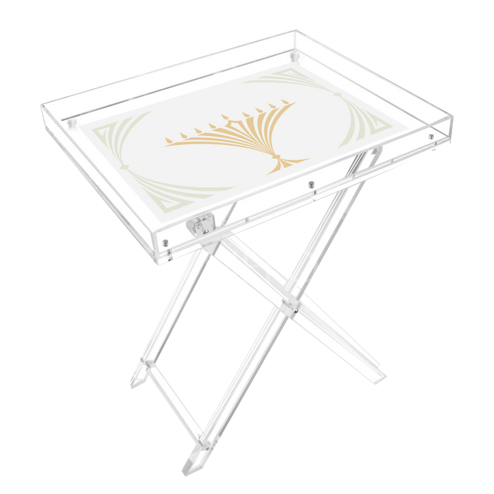 Rectangular Acrylic Folding Menorah Table — Style 107