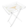 Rectangular Acrylic Folding Menorah Table — Style 107